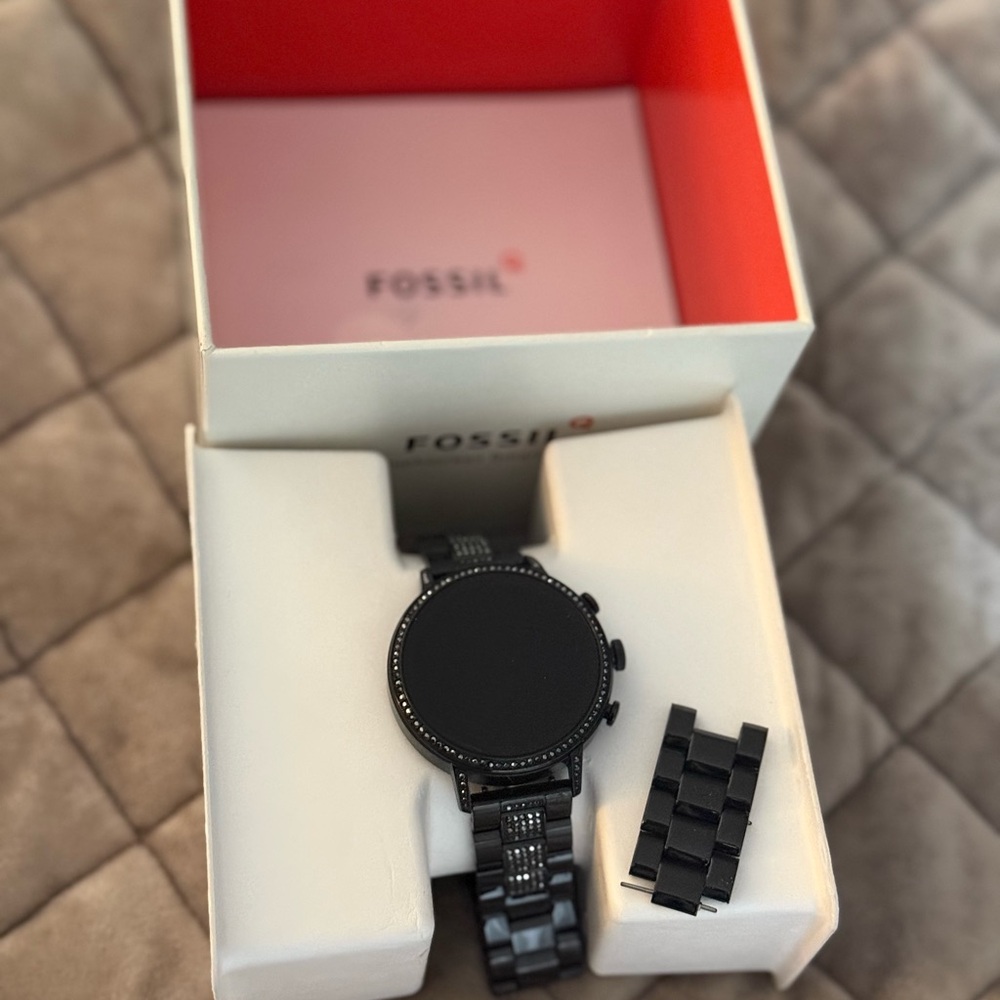 Fossil Black Modern Stainless Steel Watch
